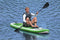 Sup board, kajak set & windsurf sup, paddle board, kano, inclusief pomp en peddel, opblaasbaar