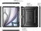 Supcase hoes met screen protector geschikt voor iPad Air 6 M3 / M2 - 13 inch 2025 / 2024 - Zwart