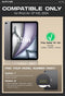 Supcase hoes met screen protector geschikt voor iPad Air 6 M3 / M2 - 13 inch 2025 / 2024 - Zwart