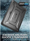 Supcase Unicorn Beetle hoes voor iPad 10.2 (2019 2020 2021) - zwart