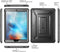 Supcase Unicorn Beetle hoes voor iPad 10.2 (2019 2020 2021) - zwart