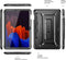 Supcase Unicorn Beetle Pro Tablethoes - Geschikt voor Samsung Galaxy Tab S9 - Met ingebouwde screenprotector - Kickstand - Full Body Protectie - Zwart