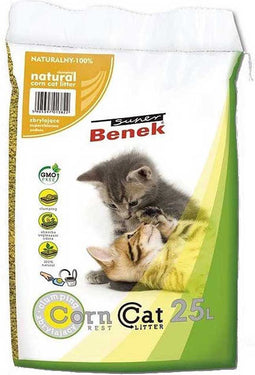 Super Benek Corn 25l Kattenbakvulling Wit