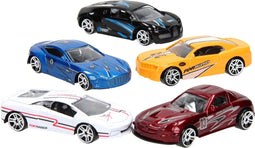 Super cars 5 stuks Die cast auto's in doos