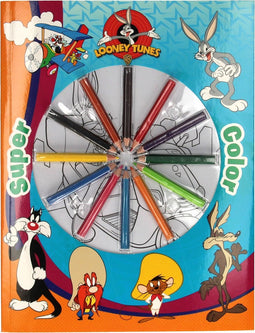 Super Color Kleurboek Looney Tunes met Potloden