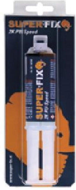 Super-Fix 2K PU Speed - zwart - tweecomponentenlijm - 25 ml