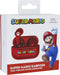 Super Mario - draadloze oordopjes | earpods - met oplaadcase - touch control - extra eartips - TWS (rood)