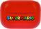 Super Mario - draadloze oordopjes | earpods - met oplaadcase - touch control - extra eartips - TWS (rood)