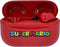 Super Mario - draadloze oordopjes | earpods - met oplaadcase - touch control - extra eartips - TWS (rood)