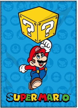 Super Mario Fleecedeken, Block - 100 x 140 cm - Polyester