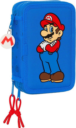 Super Mario Gevuld Etui, Play - 36 stuks - 19,5 x 12,5 x 5,5 cm- Polyester