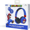 Super Mario - It's a me - draadloze kinderkoptelefoon - volumebegrenzing - lange batterijduur - microfoon - inklapbaar