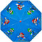 Super Mario Kinderparaplu - Blauw - 66 cm - Paraplu