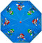 Super Mario Kinderparaplu - Blauw - 66 cm - Paraplu