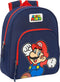 Super Mario Rugzak, Okey Dokey - 34 x 28 x 10 cm - Polyester