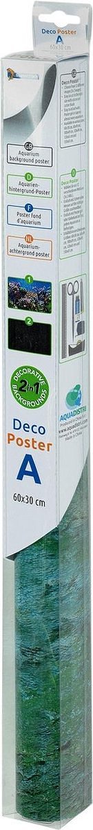 Superfish Deco Poster - Aquarium - Ornament - 60X49 cm Rots / Plant