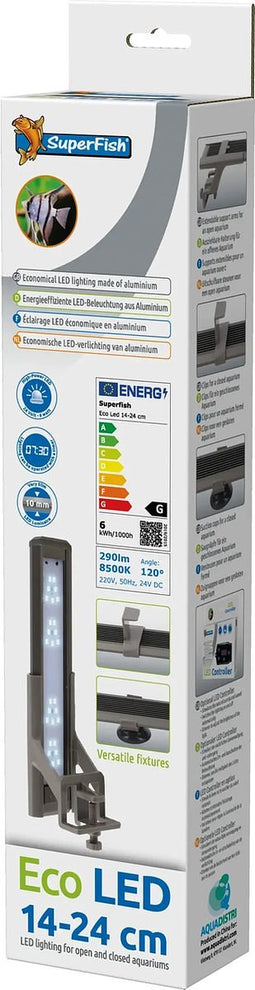 SuperFish Eco LED 14-24 cm - Goedkope Aquarium LED Verlichting