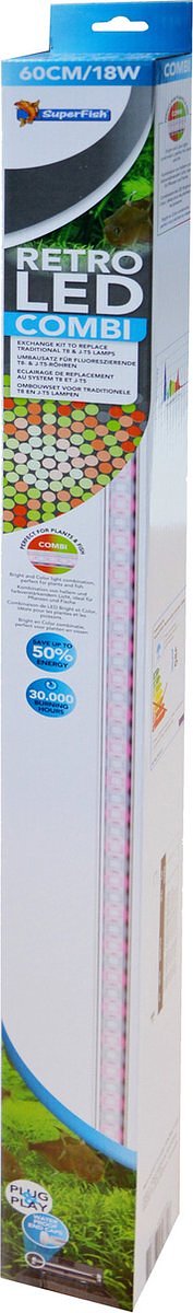 Superfish Led Combi 60 cm - Verlichting - 18 Watt T8/T5