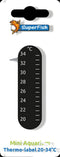 Superfish mini plak thermometer - aquarium - 20 tot 34 °c
