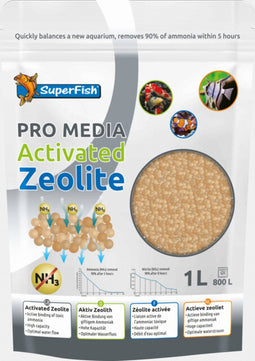 Superfish Pro Media Actif Zeo - Filtermateriaal - 1000 ml