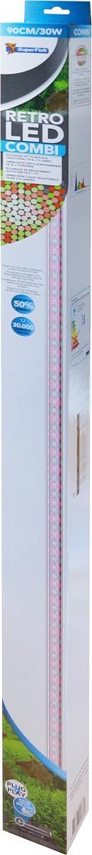 Superfish Retroled Combi T8&Jt5 150 cm - Verlichting - 58 Watt