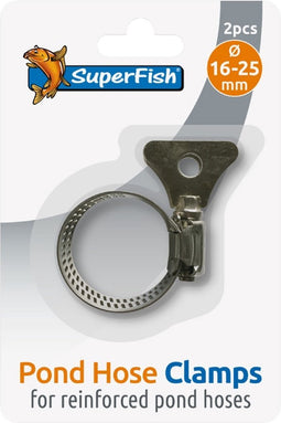SuperFish - Slangklem Rvs Vleugel 16-25 Mm 2 St vijver