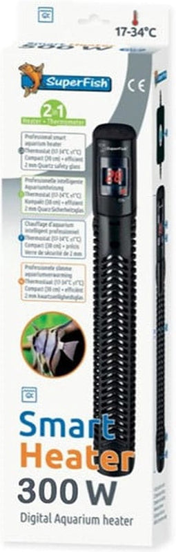 Superfish Smart Heater Digital 27 cm - Verwarming - 300 Watt Tot 200 Liter