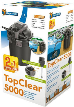 SuperFish TopClear 5000 Filter - UV drukfilter