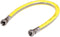Superflex Premium RVS gasslang - 150cm - Gastec QA Keurmerk - Hittebestendig - Onbeperkte levensduur - Flexibel
