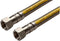 Superflex Premium RVS gasslang - 200cm - Gastec QA Keurmerk - Hittebestendig - Onbeperkte levensduur - Flexibel