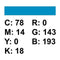 Superior Achtergrondpapier 61 Blue Lake 1,35 x 11m