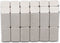 Supermagneetjes - Magneten voor radiatorfolie 20 stuks - Blokmagneten - Vernikkeld
