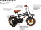 Supersuper Cooper - Kinderfiets - Jongensfiets - 12 inch - Mat Zwart