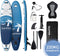 Supper Sup Board XL - Max. 220KG - Opblaasbaar – Paddle Board – Verstelbare Peddel – Waterdicht Telefoonhoesje – Zitje – Pomp – Vin – Leash – Draagtas – 335 x 81 cm