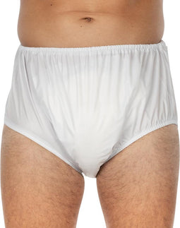 Suprima 1205 Incontinentiebroekje PVC slip, UNISEX, wit (36) (heupomtrek 90 cm)