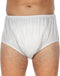 Suprima 1205 Incontinentiebroekje PVC slip, UNISEX, wit (44) (heupomtrek 106 cm)