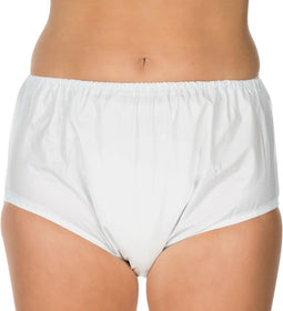 Suprima 1205 Incontinentiebroekje PVC slip, UNISEX, wit (48) (heupomtrek 114 cm)