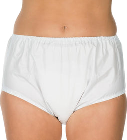 Suprima 1205 Incontinentiebroekje PVC slip, UNISEX, wit (50) (heupomtrek 118 cm)