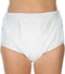 Suprima 1222 Incontinentiebroekje slip, PVC/PES, UNISEX, met drukknopen, wit (48) (heupomtrek 114 cm)