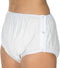 Suprima 1222 Incontinentiebroekje slip, PVC/PES, UNISEX, met drukknopen, wit (48) (heupomtrek 114 cm)