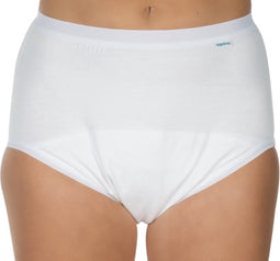 Suprima 1245 Incontinentiebroekje, slip, katoen, PU KRUIS, UNISEX, wit (40) (heupomtrek 98 cm)