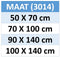 Suprima Matrasbeschermer in PVC, 3014, 100 x 140 cm
