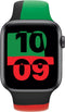 Apple MUQ73ZM/A - Sportbandje - Black Unity - Groen Rood Zwart