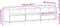 vidaXL - TV-meubel - Artisan - Eiken - 150x30x44,5 - cm - Bewerkt - Hout