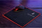 Surefire Gaming Silent Flight 320 Gaming muismat Zwart/rood (b x h x d) 320 x 3 x 260 mm