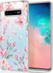 iMoshion Hoesje Geschikt voor Samsung Galaxy S10 Hoesje Siliconen - iMoshion Design hoesje - Roze / Transparant / Blossom Watercolor