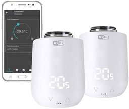 Eurotronic Comet WiFi Draadloze radiatorthermostaat set Elektronisch Set van 2 stuks