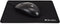 V7 MP02BLK - Muismat - Antimicrobieel - Zwart