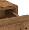 vidaXL - Kaptafel - met - LED - Verlichting - - - Vintage - Hout, - 100x41x140 - cm