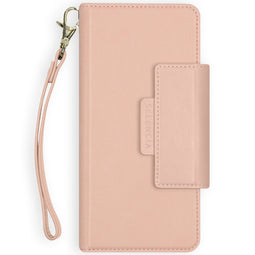 Surya 2-in-1 Uitneembare Vegan Lederen Bookcase Samsung Galaxy S20 Plus - Roze